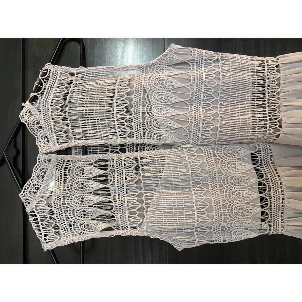 Soieblu Lace Bodice Sleeveless Maxi Dress - Medium - Picture 5 of 5